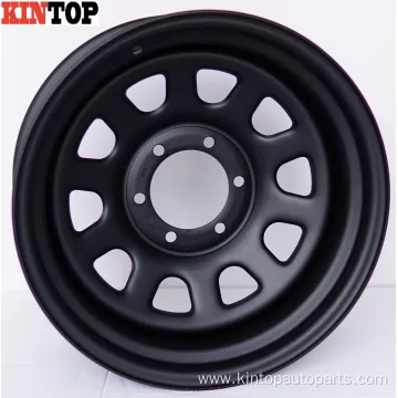 17X8 off Road steel rim matt black